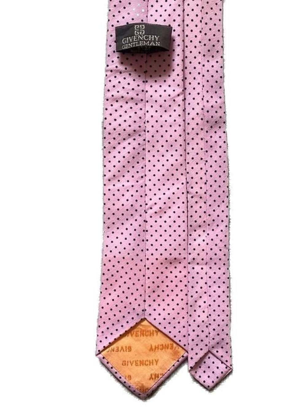 Givenchy Silk Polka Dot Patterned Tie - image 1